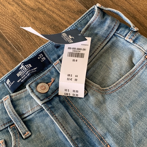 Hollister High Rise Super Skinny Size 00 - Picture 4 of 7